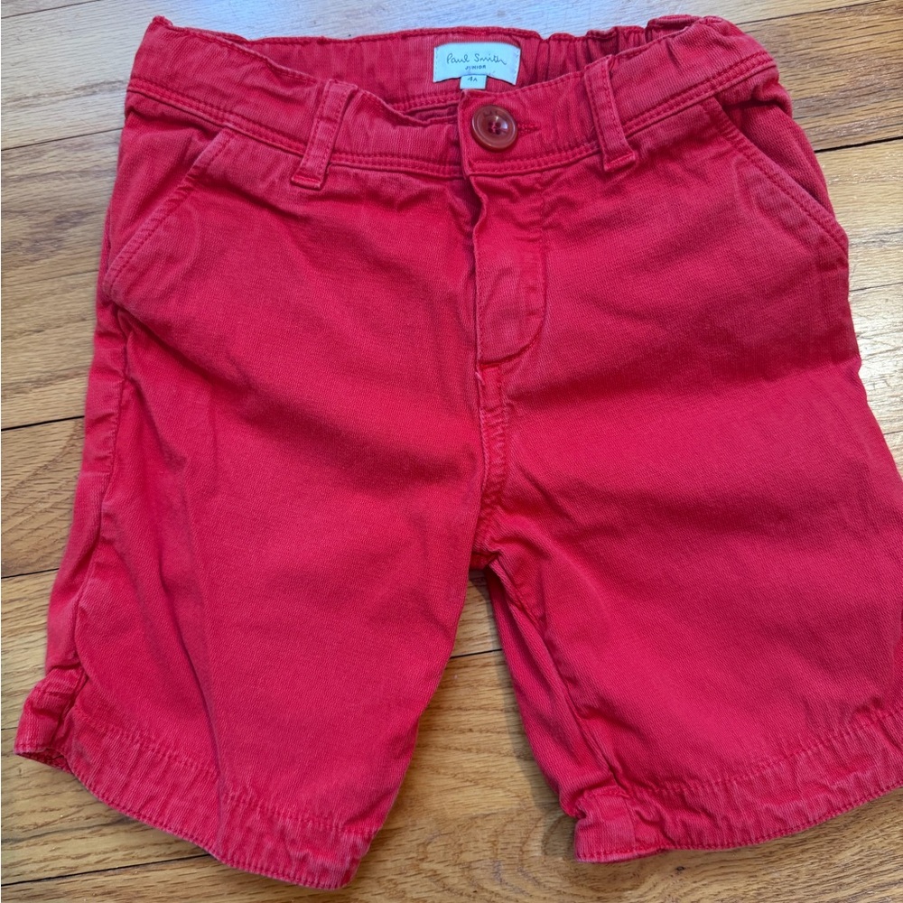 Paul Smith Vibrant Red Kids Shorts 4T